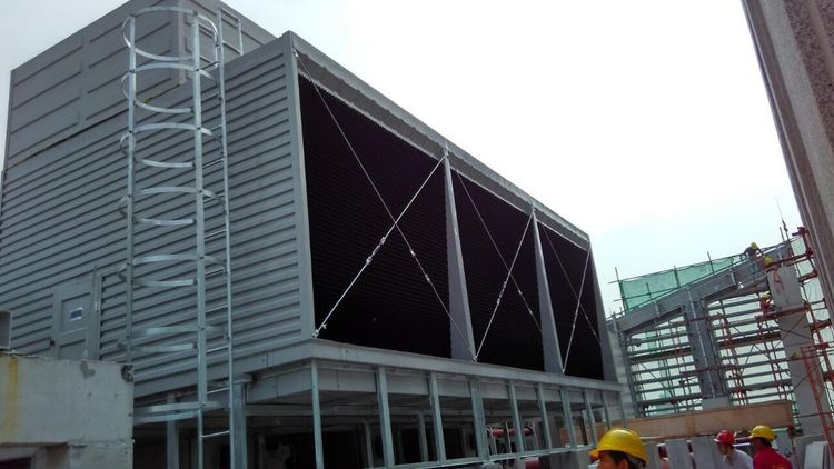 逆流式冷卻塔的填料更換步驟,逆流式冷卻塔工作原理