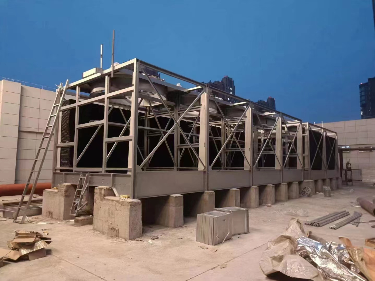 方形冷卻塔填料在安裝的那時候，應(yīng)該注意些什么問題,